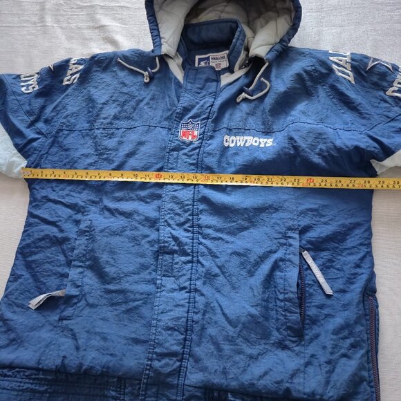 Vintage Dallas Cowboy Starter NFL Jacket, Made in Korea, 90s retro Collectible - Picture 12 of 16